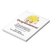 Felicitatie! Afstuderen Kindergarten Notitieblok (Linkerzijde)