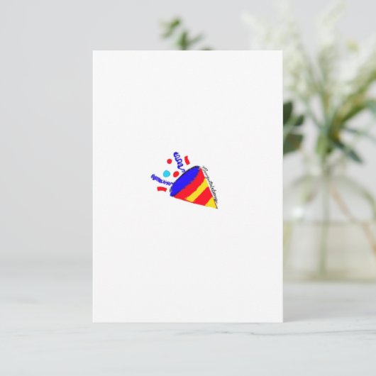 Felicitatie! Bedankkaart (Staand voorkant)