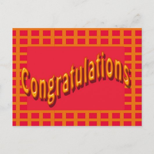 felicitatie briefkaart (Voorkant)