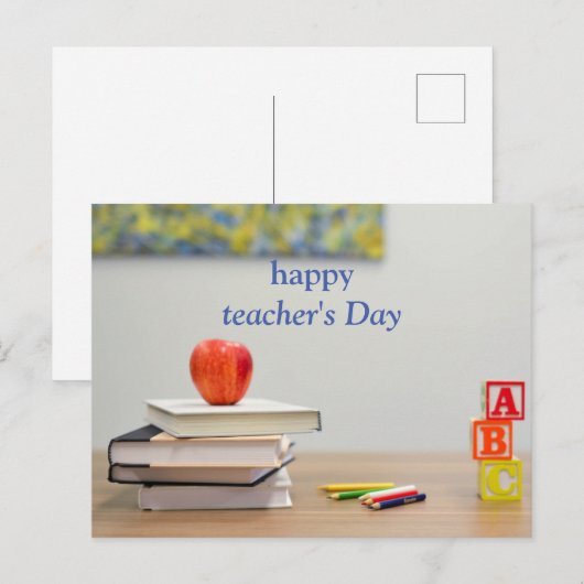 felicitatie briefkaart (Voorkant / Achterkant)