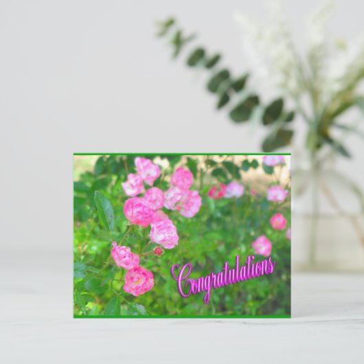 felicitatie briefkaart (Staand voorkant)