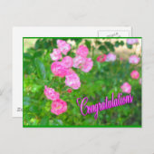 felicitatie briefkaart (Voorkant / Achterkant)