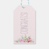 Felicitatie  cadeaulabel (Achterkant)