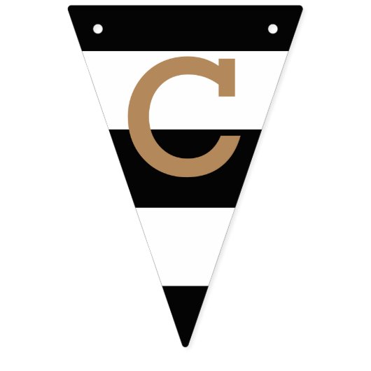 Felicitatie | Chic Stripes Vlaggetjes (Eerste vlag)