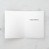 Felicitatie: College of High School Afstuderen Kaart (Binnen)