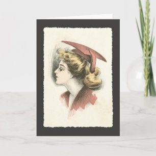 Felicitatie: College of High School Afstuderen Kaart