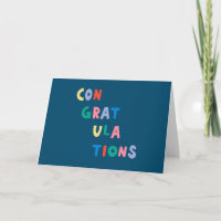 Felicitatie | Colorful Whimsical-typografie