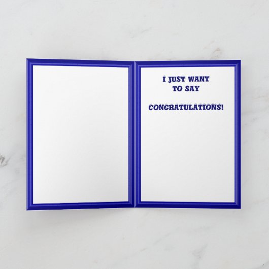 Felicitatie! Goed teamwork! Kaart (Binnen)