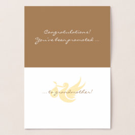 Felicitatie! Grootmoeder Folie Kaart