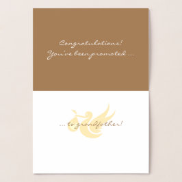 Felicitatie! Grootvader Folie Kaart