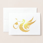 Felicitatie! Grootvader Folie Kaart (Voorkant met envelop)