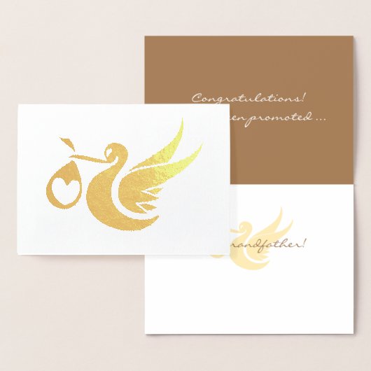 Felicitatie! Grootvader Folie Kaart (Display)