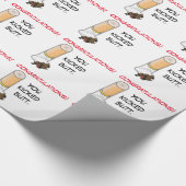 Felicitatie! Je hebt getrapt, maar gepersonaliseer Cadeaupapier (Hoek)