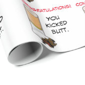 Felicitatie! Je hebt getrapt, maar gepersonaliseer Cadeaupapier (Rol Hoek)