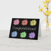 Felicitatie! Kaart (Gele Bloem)