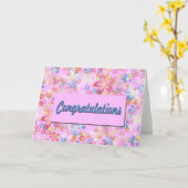 Felicitatie Kaart (Gele Bloem)