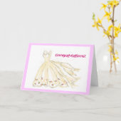 Felicitatie! Kaart (Gele Bloem)