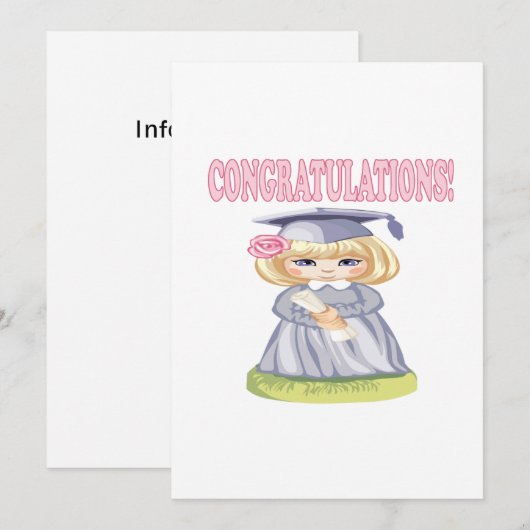 Felicitatie Kaart (Voorkant / Achterkant)