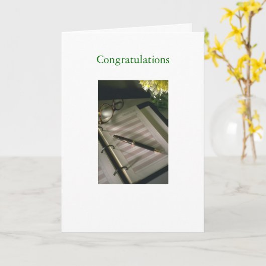 Felicitatie Kaart (Gele Bloem)