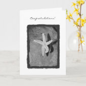 Felicitatie! Kaart (Gele Bloem)