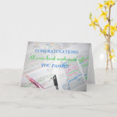 FELICITATIE KAART (Gele Bloem)