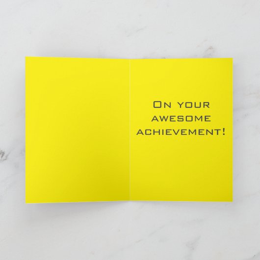 Felicitatie! Kaart (Binnen)