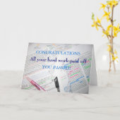 FELICITATIE KAART (Gele Bloem)