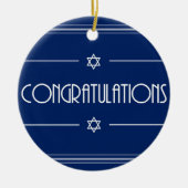 Felicitatie Keramisch Ornament (Voorkant)