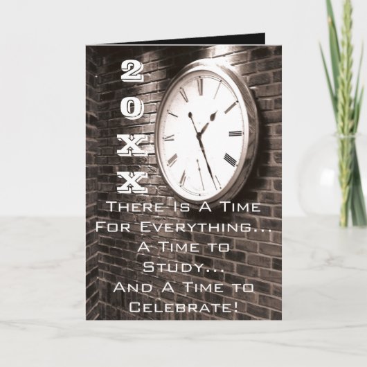 Felicitatie! Laten we gaan. Afstuderen Kaart (Voorkant)