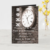 Felicitatie! Laten we gaan. Afstuderen Kaart (Gele Bloem)