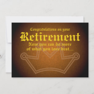 Felicitatie Met Pensioen Vlakte Kaart
