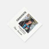 Felicitatie | Naam en foto Afstuderen Servet (Hoek)