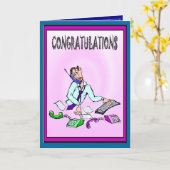 Felicitatie! Nachtmerrie in de nieuwe baan Kaart (Gele Bloem)