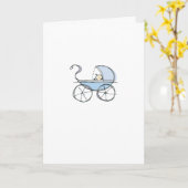 Felicitatie! Nieuwe baby Kaart (Gele Bloem)