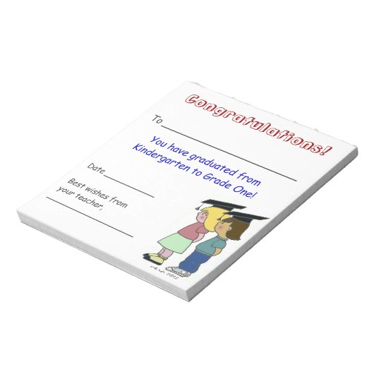 Felicitatie! Notitieblok (Linkerzijde)