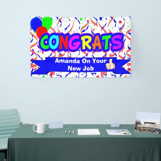 Felicitatie Spandoek (Beurs)