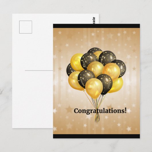 Felicitatie! Viering Briefkaart (Voorkant / Achterkant)