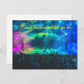 felicitatiekaart aan het team of de persoon briefkaart (Voorkant / Achterkant)