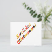 Felicitatiekaart Briefkaart (Staand voorkant)