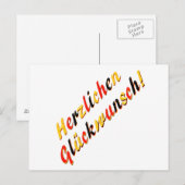 Felicitatiekaart Briefkaart (Voorkant / Achterkant)