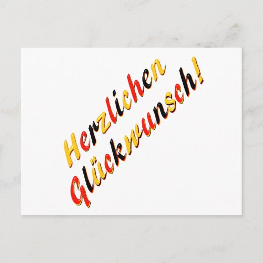 Felicitatiekaart Briefkaart (Voorkant)