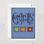 felicitatiekaart briefkaart (Voorkant / Achterkant)