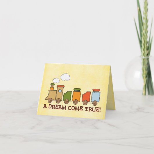 felicitatiekaart voor aanneming kaart (Voorkant)