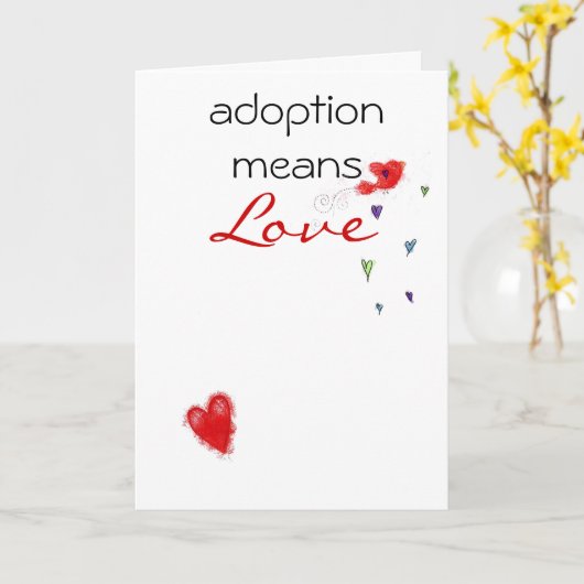 felicitatiekaart voor aanneming kaart (Gele Bloem)