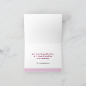 Felicitatiekaart voor nieuwe baby kaart (Binnen)