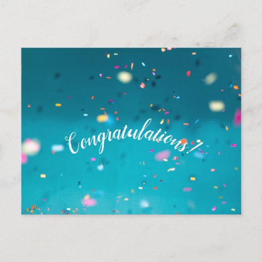 felicitaties aan het briefkaart (Voorkant)