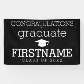 felicitaties Afstuderen - categorie van elk jaar Spandoek (Horizontaal)