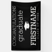 felicitaties Afstuderen - categorie van elk jaar Spandoek (Verticaal)