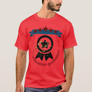felicitaties afstuderen van je studievriend t-shirt