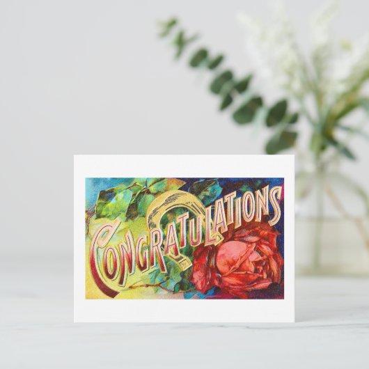 felicitaties briefkaart (Staand voorkant)